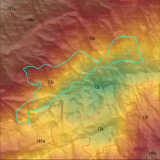 Map with the ELT 12c polygon highlighted.