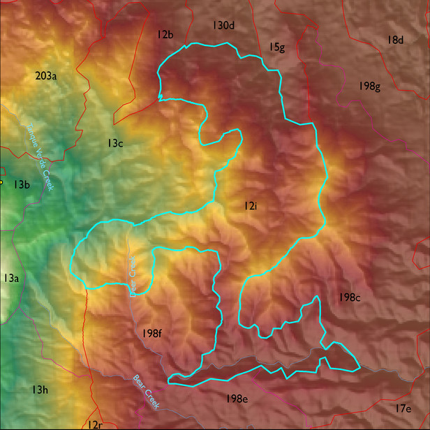 Map with the ELT 12i polygon highlighted.