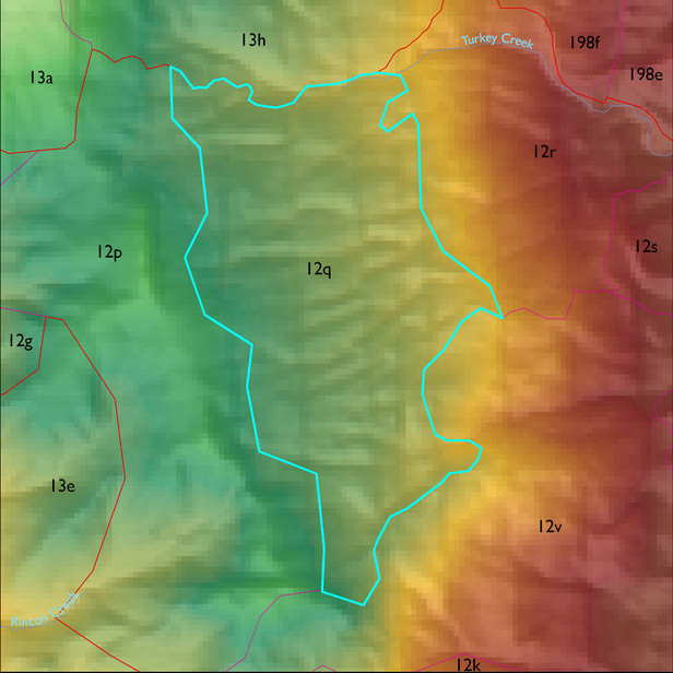 Map with the ELT 12q polygon highlighted.