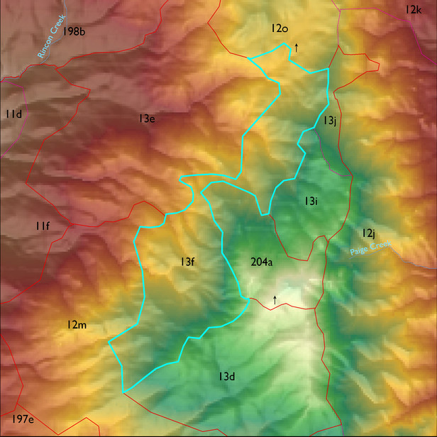 Map with the ELT 13f polygon highlighted.