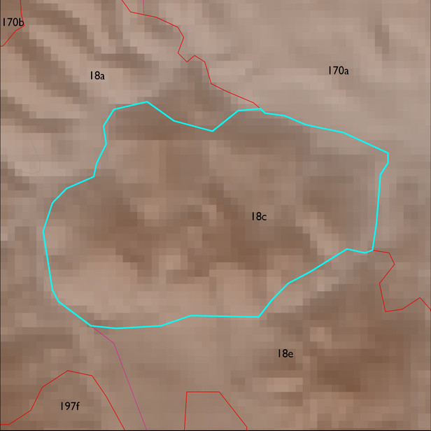 Map with the ELT 18c polygon highlighted.