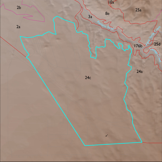 Map with the ELT 24c polygon highlighted.