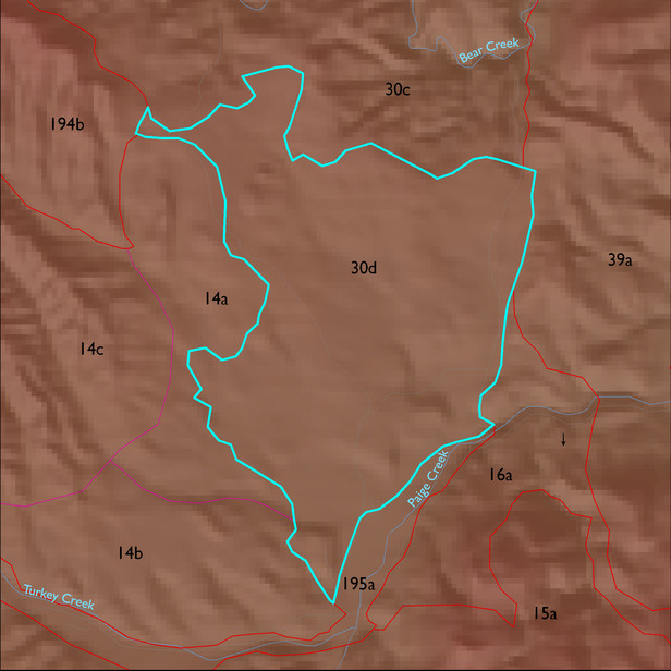 Map with the ELT 30d polygon highlighted.
