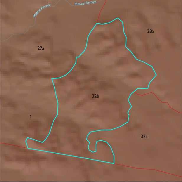 Map with the ELT 32b polygon highlighted.
