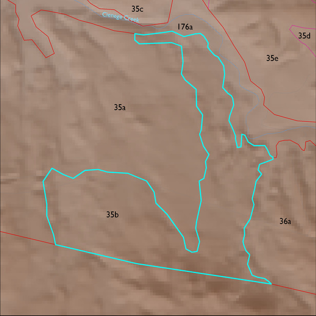 Map with the ELT 35b polygon highlighted.