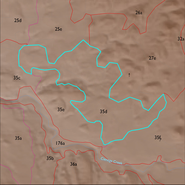 Map with the ELT 35d polygon highlighted.