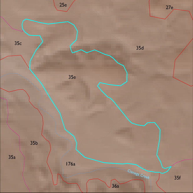 Map with the ELT 35e polygon highlighted.