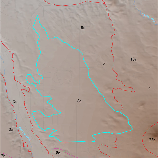 Map with the ELT 8d polygon highlighted.